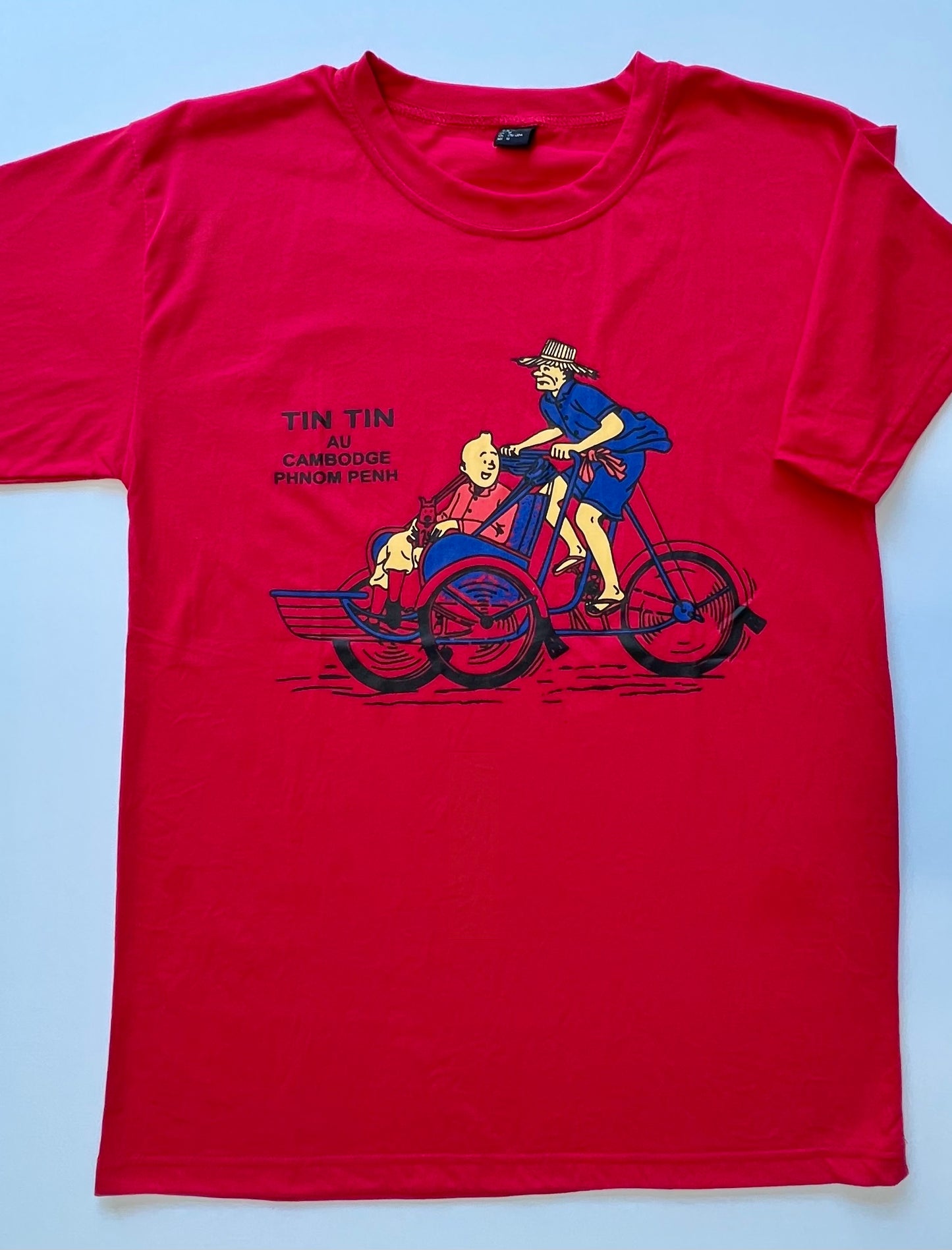 T-Shirt Tin Tin Au Cambodge Phnom Penh