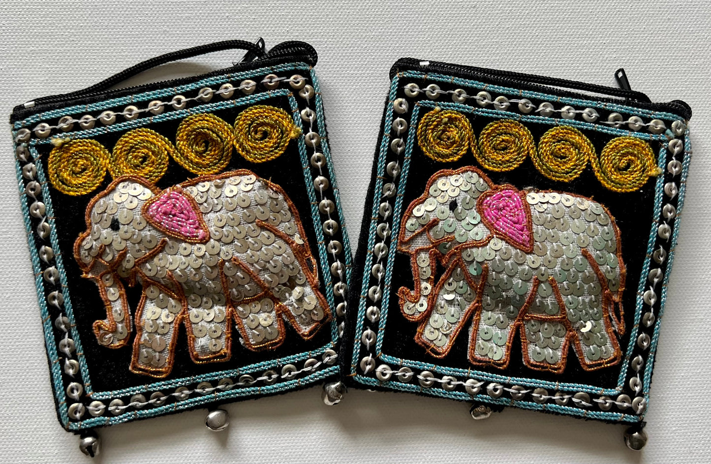 Sling Bag Beaded Elephants