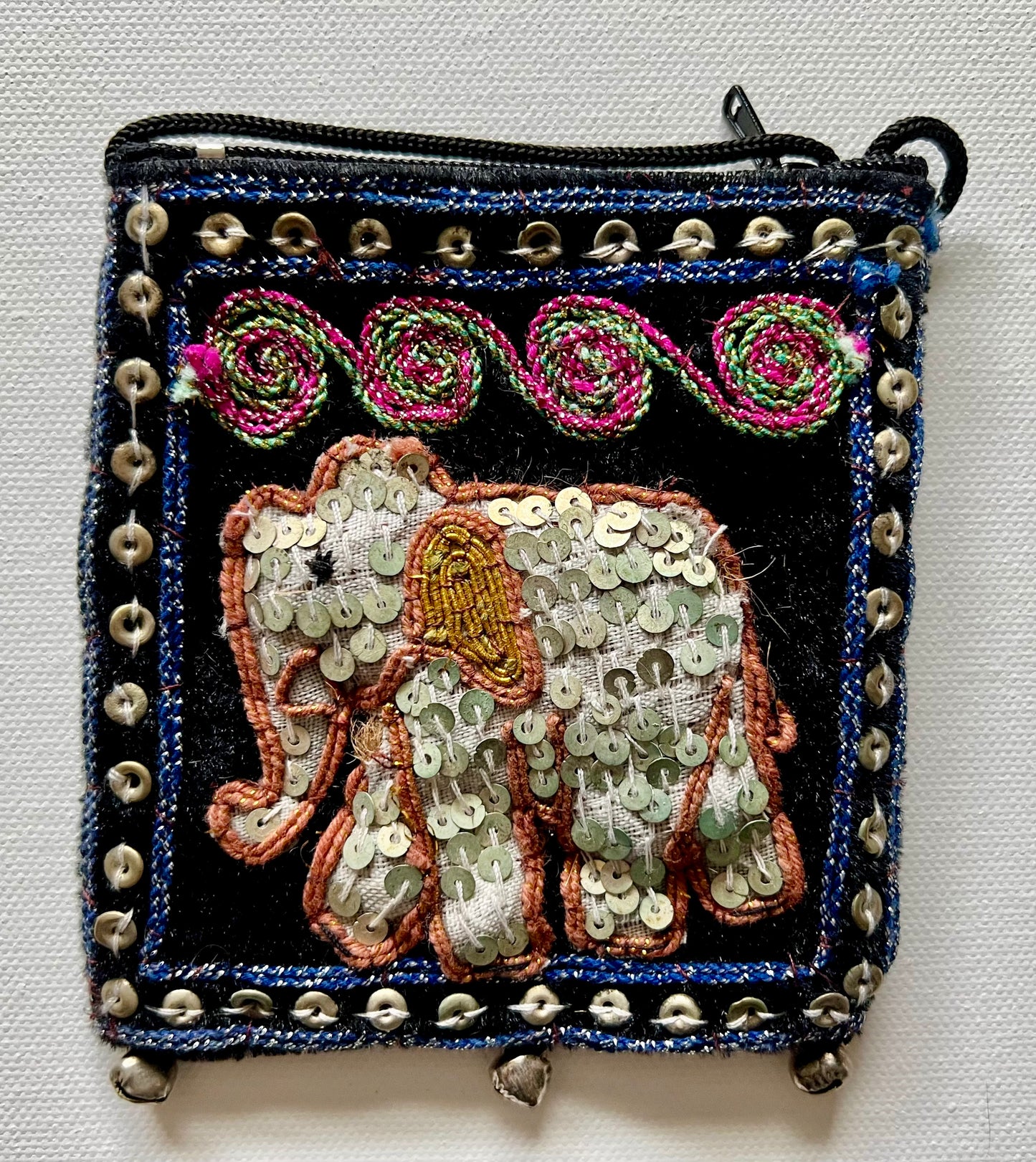 Sling Bag Beaded Elephants