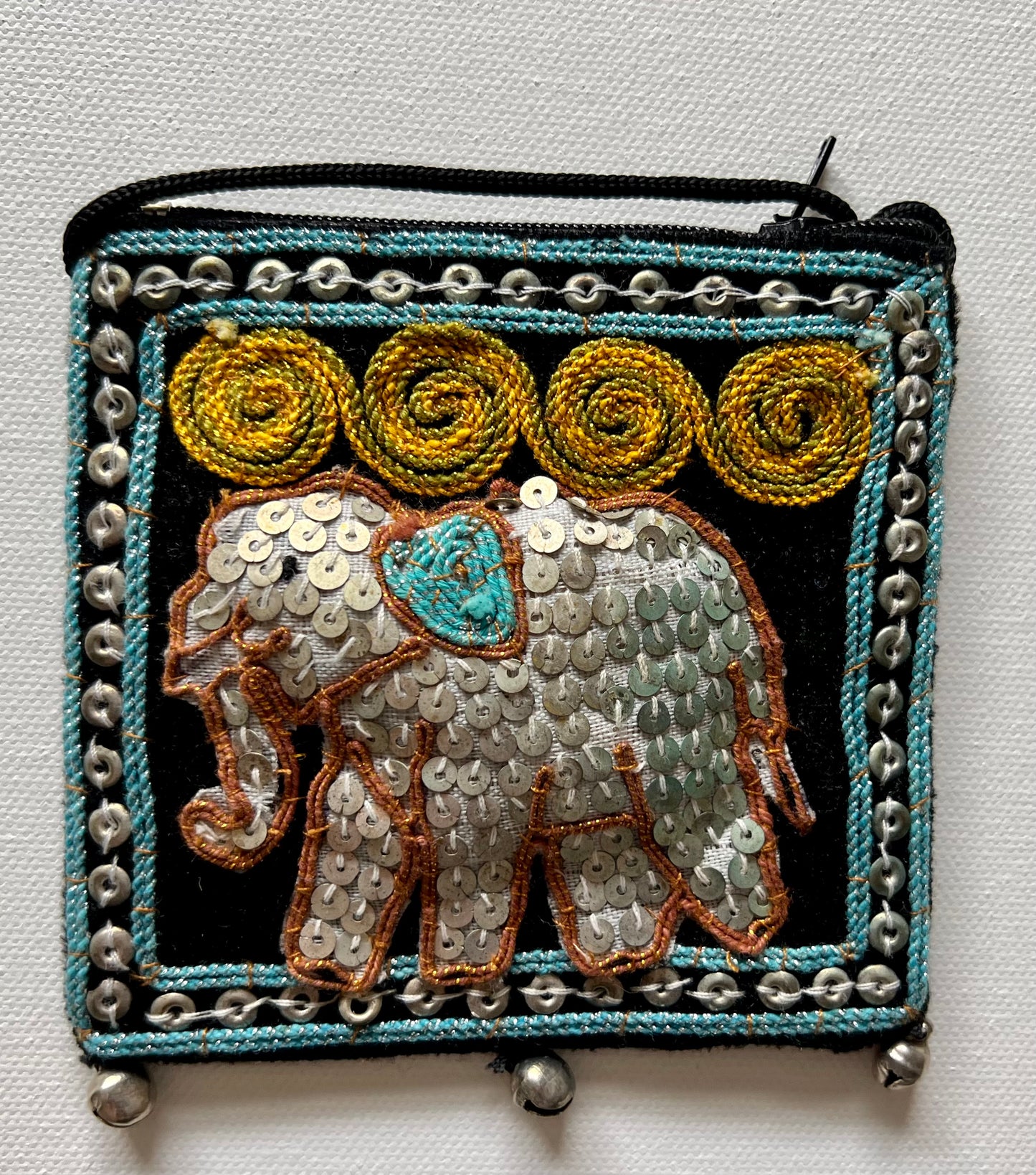 Sling Bag Beaded Elephants