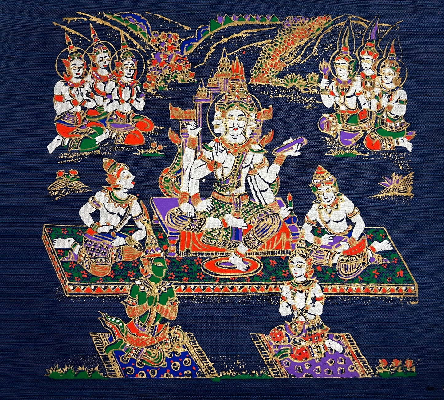 Artistic Print on Cloth - Royal Court