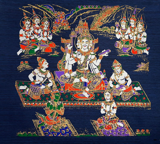 Artistic Print on Cloth - Royal Court