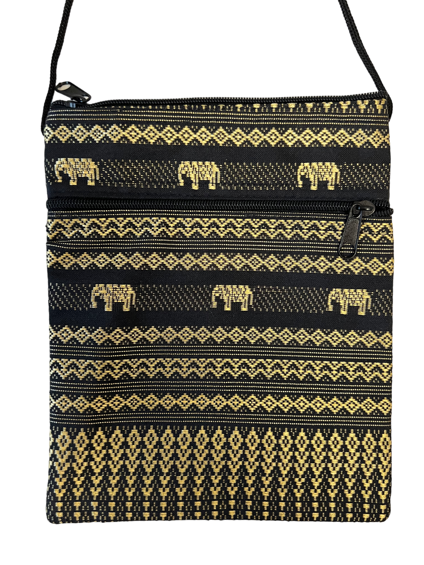 Sling Bag - Golden Light Black Colors